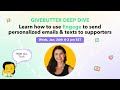 How To Send Personalized Emails And Text To Your Donors With Givebutter