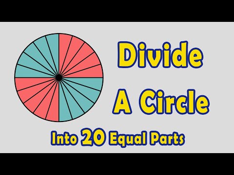 How to Divide a Circle into 20 Equal Parts