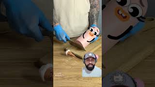 Cortei o salame e saiu sorvetes 😂😂😂 #shorts #lifedoodle