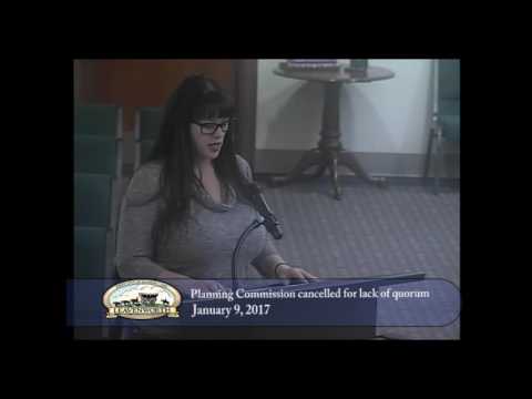 Leavenworth Planning Commission for Jan. 9, 2017