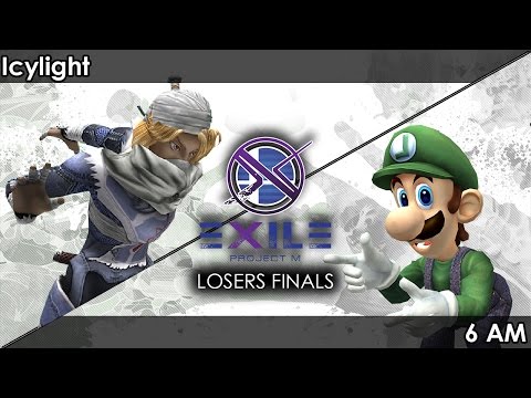 Project M:  GVS | Icylight (Sheik) V 6 AM (Luigi/Link) - Exile 81 Tournament SSBPM