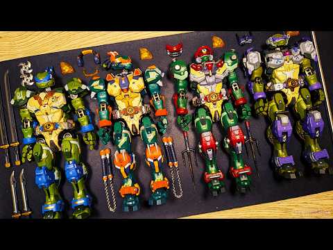 TMNT mecha LEONARDO MICHEALANGELO RAPHAEL DONATELLO