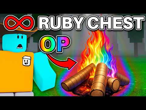 Combining FLAMES to make COMPLETELY BROKEN Campfire in 99 Nights in the Forest (UPDATE)