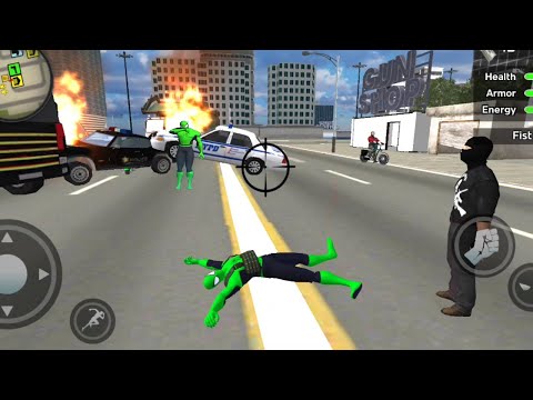 Flying Spider Hero Rope City Battle | Spider Crime City - Android GamePlay HD