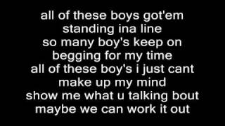 Jasmine V All These Boys Lyrics
