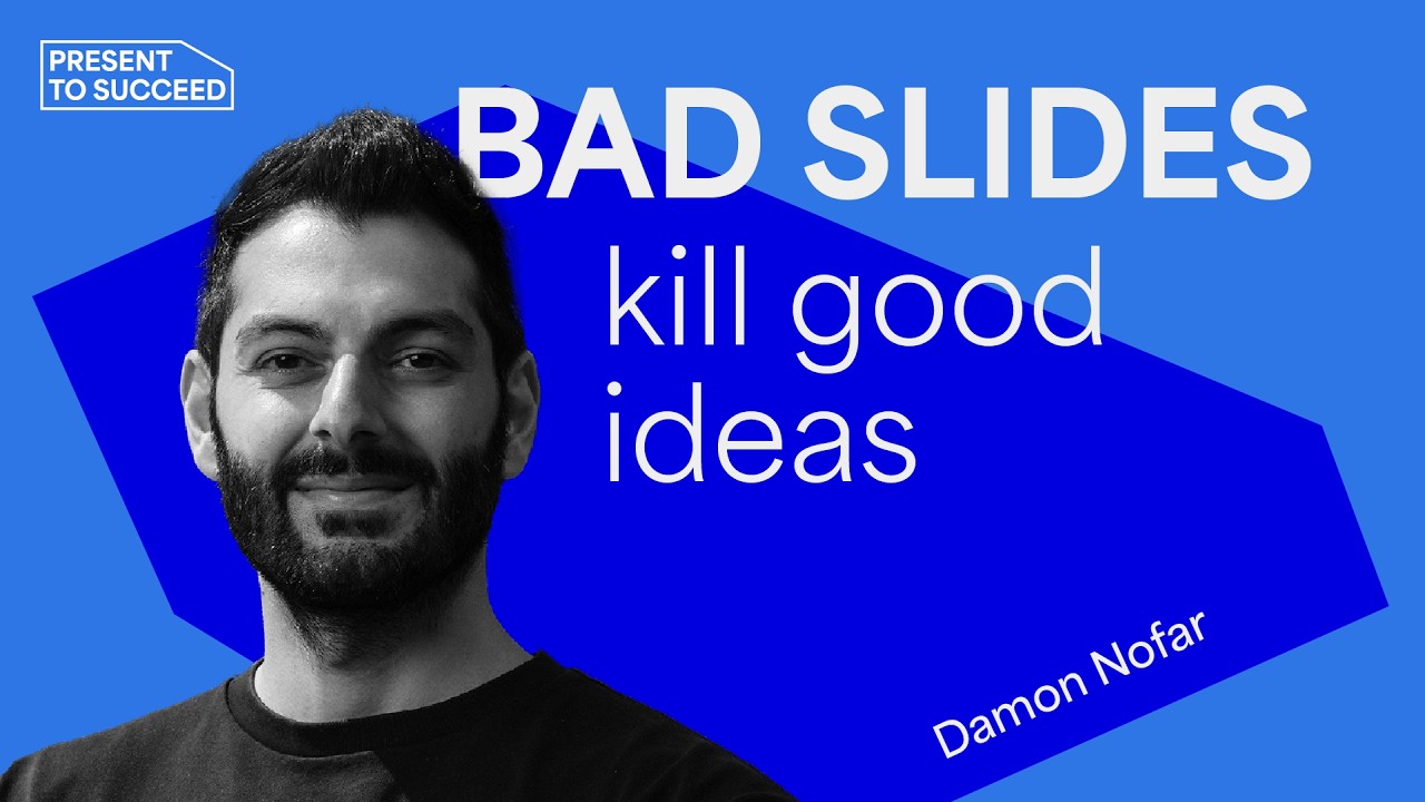 Great Slide Design Matters More than You Think | Present to Succeed 2022 Session by Damon Nofar