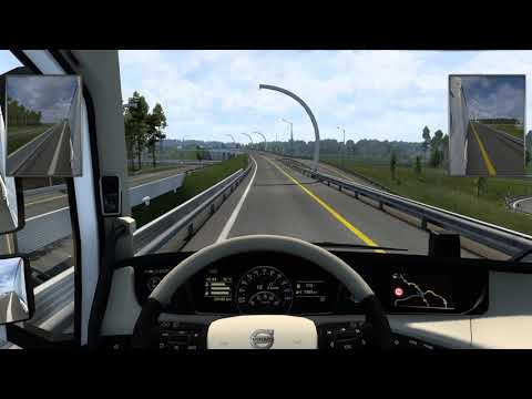 Euro Truck Sim 2 Volvo FH gameplay Kouvola-Warszawa, no talk, no voice nav
