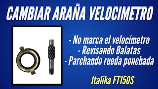 Cambiar Araña Velocímetro de Moto Italika | Ft150 Quitar llanta y balatas