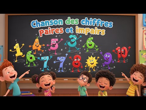 LA CHANSON DES CHIFFRES PAIRS ET IMPAIRS 🔢 | Chanson éducative pour enfants | Enfants Musulmans TV