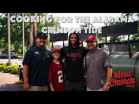 We Cooked BBQ for the Alabama Crimson Tide!