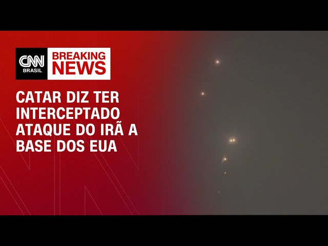 Catar intercepta mísseis iranianos lançados contra bases dos EUA | BASTIDORES CNN