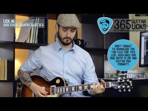 Lick 80/365 - Open String Country Blues in G | 365 Guitar Licks Project