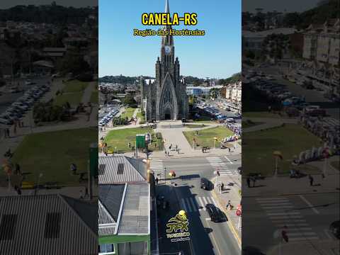 Canela-RS na Serra Gaúcha vista do alto #serragaucha #turismors #canela #gramado #shorts #viagem