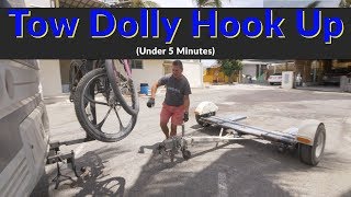 EASY Tow Dolly Hook Up & Load Vehicle in 5 Minutes | Check Your Owner