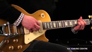 Video thumbnail for KAOS Gear Demo - Gibson Les Paul Traditional Gold Top w/ P90s and Bigsby by KAOS MUSIC CENTRE