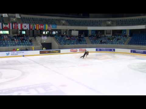 ISU 2014 Jr Grand Prix Dresden Free Dance Nicole KUZMICH / Alexandr SINICYN CZE