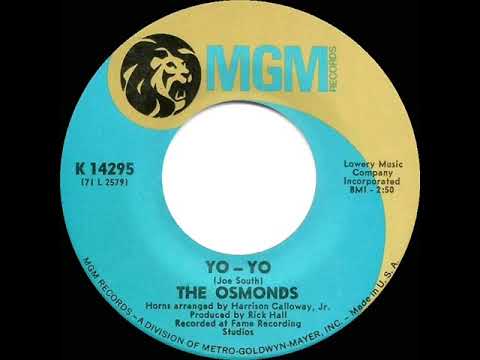 1971 HITS ARCHIVE: Yo-Yo - Osmonds (a #1 record--mono 45)