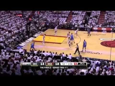 Kevin Durant Exposes LeBron's Overrated Defense 2012 NBA Finals