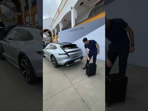 Trunk Comparison: Porsche Taycan Sedan VS Cross Turismo 👍! #shorts