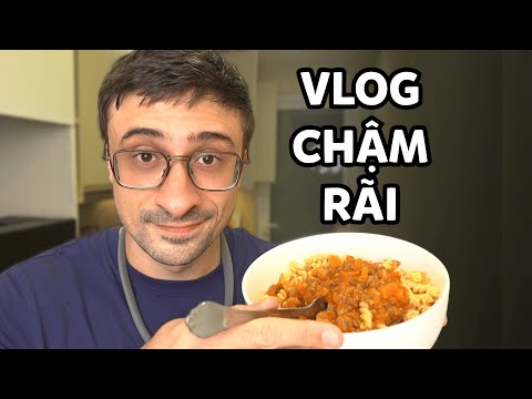 Vlog Chậm Rãi | Cùng mình làm mì Ý dễ nhất - Học tiếng Anh giao tiếp hàng ngày