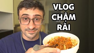 Vlog Chậm Rãi | Cùng mình làm mì Ý dễ nhất - Học tiếng Anh giao tiếp hàng ngày