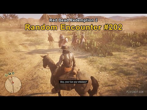 Del Lobo Gang ambush - Random Encounter #202 - Red Dead Redemption 2
