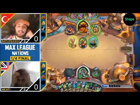 [HEARTHSTONE] Türkiye-İngiltere Çeyrek Final #MAXLeagueOfNations​​​ Turnuvası