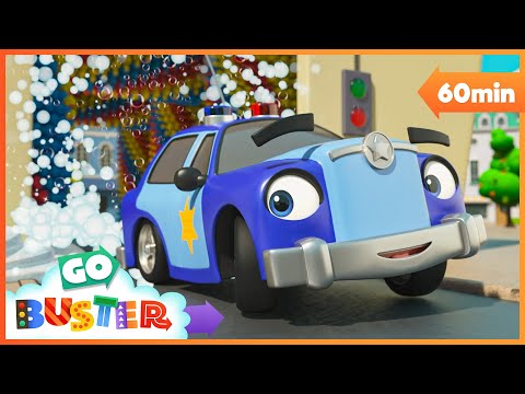 🛁Trouble at the Carwash | Go Buster | Cars & Truck Videos for Kids