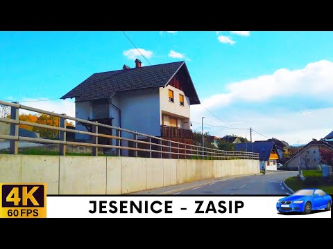 Driving in Slovenia 21: from Jesenice to Zasip, Bled - Scenic 4K Drive