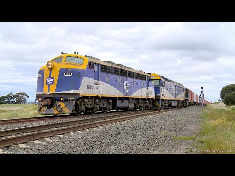 9173 QUBE Ultima Broad Gauge Container Train B80 G515 X31 (18/10/2021) - PoathTV Australian Railways