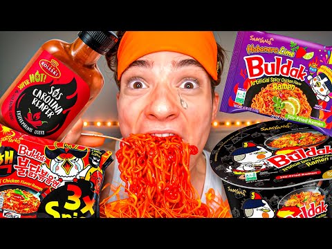 Ramens extremamente picantes + ASMR