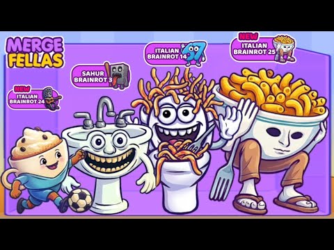 Merge Fellas BOSS + BOSS ⁉️ BRAINROT 25, 24, 14 & Sahur 3 - New Update - Ultimate max level