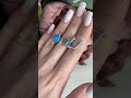 Серебряные серьги с опалом 1.845ct