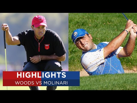 Tiger Woods vs Francesco Molinari | Extended Highlights | 2010 Ryder Cup