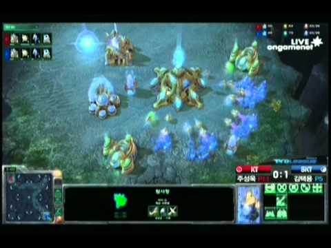 SPL [6.18] P7GAB (KT) vs Bisu (SKT) 2nd half - 5set / WCS Entombed Valley