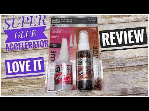 HOW TO USE SUPER GLUE Accelerator Insta Set maxi Cure CA