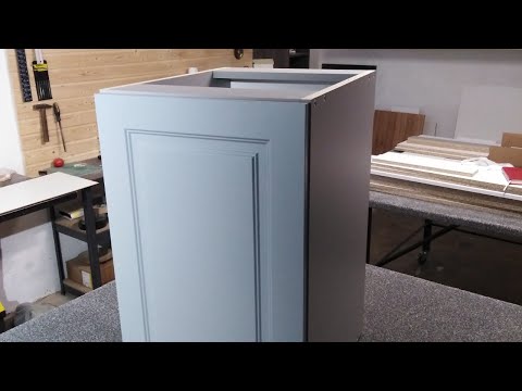 How to install a furniture hinge! Installing a furniture front!