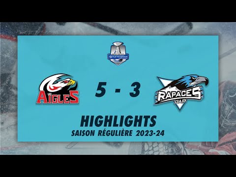 Aigles de Nice 5-3 Rapaces de Gap - Highlights - Synerglace Ligue Magnus 2023-24