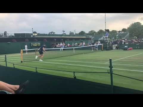 Simon Anthony Ivanov at Wimbledon Juniors 2018