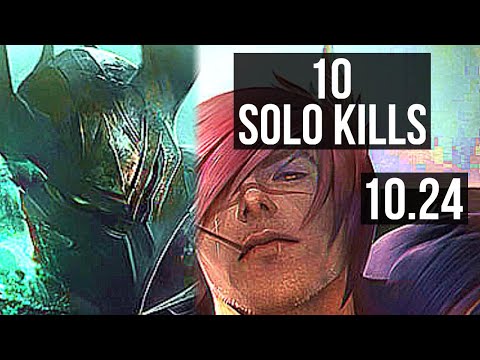 MORDEKAISER vs SETT (TOP) | 10 solo kills, 14/2/8, Godlike | BR Diamond | v10.24