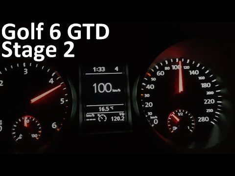 Golf 6 GTD DSG Stage 2 Acceleration