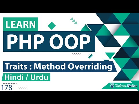 PHP OOP Traits Method Overriding Tutorial in Hindi Urdu