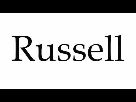 How to Pronounce Russell