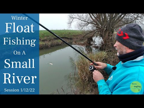 Small River Float Fishing - Simple Winter Trotting With Bread - 1/12/22 (Video 364)