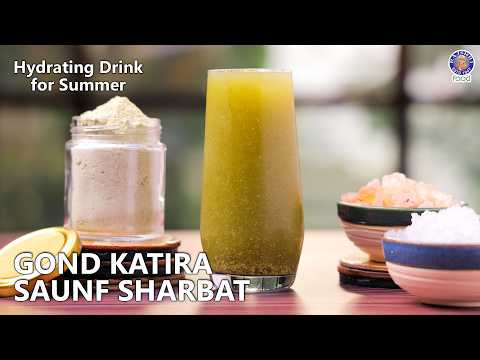 Gond Katira Saunf Sharbat Recipe | Instant Fennel Seeds Premix | Summer Cooler | Viral Recipe |Ruchi