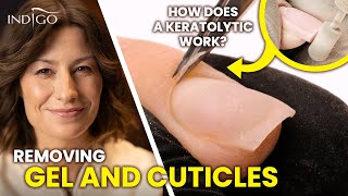 REMOVING CUTiCLES and GEL STYLING - best ways to work with a keratolytic
