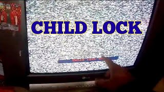 LG crt tv child lock बहुत आसान है खोलना