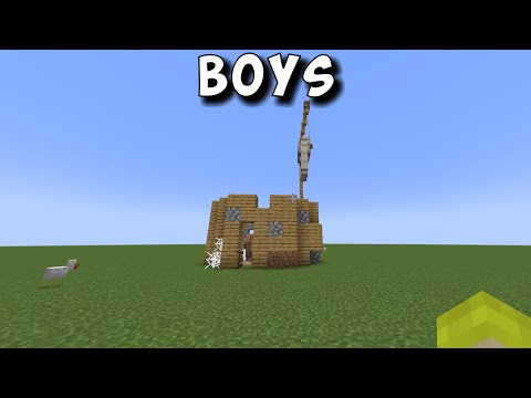 how boys and girls play minecraft