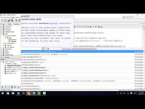 JavaFX tutorial 19  Login Part 2