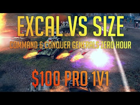 ExCaL vs BiG SiZe - $100 Pro 1v1 Challenge BO15 by AKAbolony - Generals Zero Hour